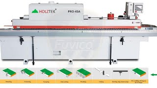 Máy dán cạnh nghiêng vát 2 chức năng 45/90 độ Pro-45A Holztek { 2 in 1}