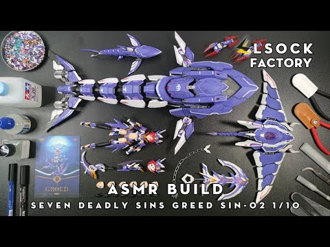 Seven Deadly Sins GREED SIN-02 1/10 | MS GENERAL | ASMR BUILD | BEAT BUILD Modelkit | 4K