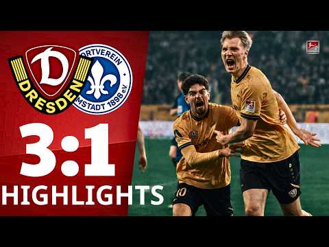SG Dynamo Dresden - SV Darmstadt 98 | 3:1 | Highlights | 2. Bundesliga, 24. Spieltag 2025/26