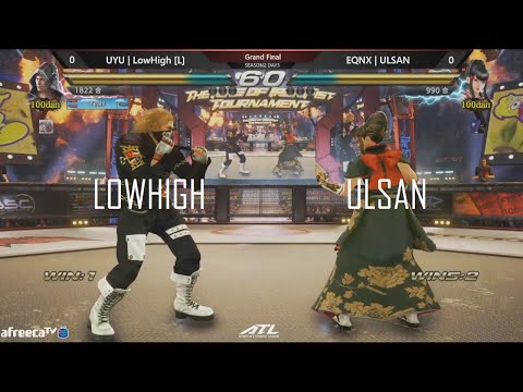 GRAND FINALS !!! UYU|LowHigh VS EQNX|Ulsan AfreecaTV Tekken 7 League Season 2 Day 3