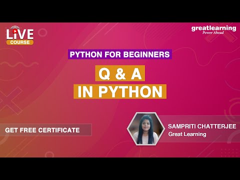 Python Fundamentals For Beginners Python Programming Learn Python Great Learning