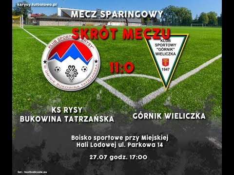 Skrót meczu: KS Rysy 11:0 KS Górnik Wieliczka
