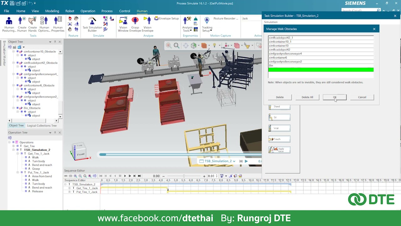 Process Simulate Human for Task Simulation Builder