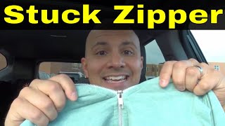 How To Fix A Stuck Zipper Easily-Full Tutorial
