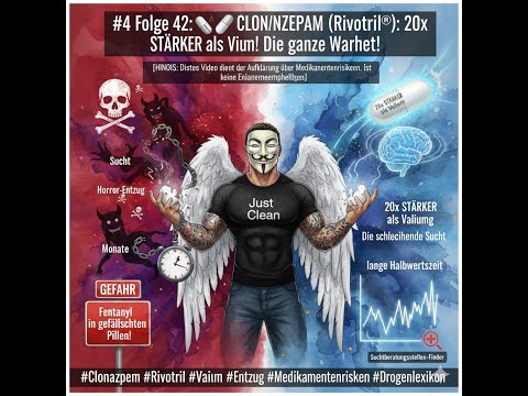 Episode 42: 💊 CLONAZEPAM (Rivotril®): 20x STRONGER than Valium! The whole truth.