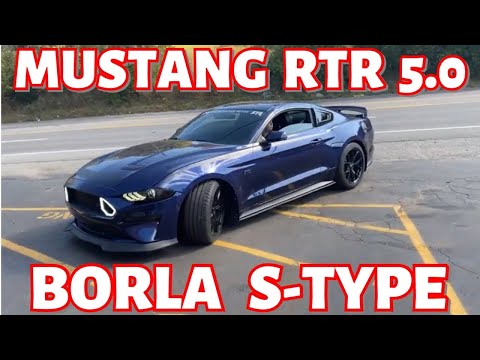 2019 Ford Mustang RTR 5.0 DUAL EXHAUST w/ BORLA S-TYPE CAT-BACK!