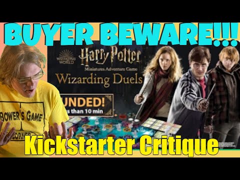 Harry Potter Miniatures Adventure Game Wizarding Duels - Kickstarter Critique Review