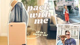 Travel Prep + PACK WITH ME | 3 Weeks in Europe in Only a Carry-on + Tips for Healthy Travel ✈️