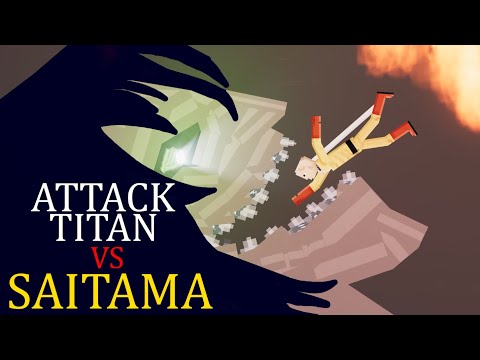 SAITAMA vs Attack Titan [AOT] | People Playground