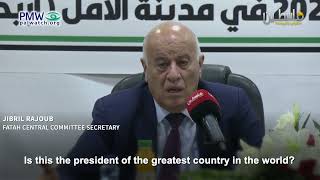 Rajoub calling Trump an idiot