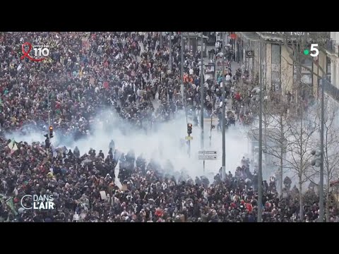 Mobilisation, violences : Macron peut-il reculer  #cdanslair 24.03.2023