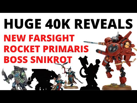 MASSIVE Warhammer 40K Model Reveal - Orks, Tau, Space Marines, Arbites, Drukhari!