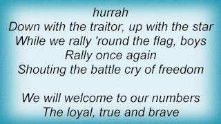Ry Cooder - Rally &#39;round The Flag Lyrics