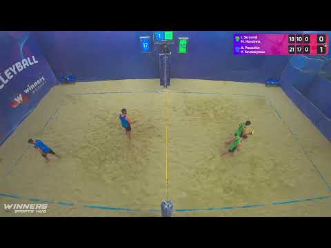09:55 I. Skrynnik / M. Horobets - A. Pasazhin / Y. Yevdokymov 13.05.2023 | Winners Beach Volleyball
