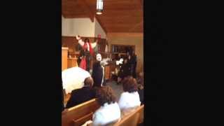 Mime dance to testimony by Marvin Sapp