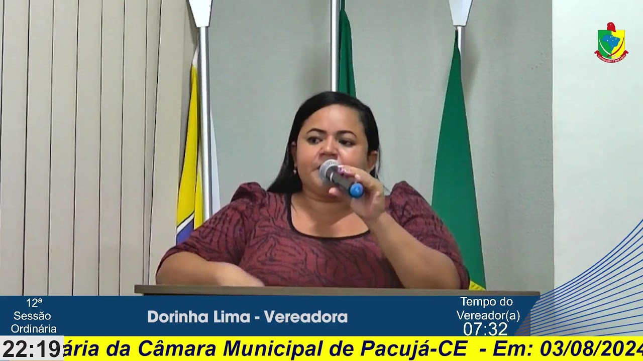 12ª SESSÃO ORDINÁRIA - 03 DE AGOSTO DE 2024