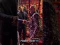 Tyson Fury & Francis Ngannou SHAKE hands; FIRST meeting after fight!