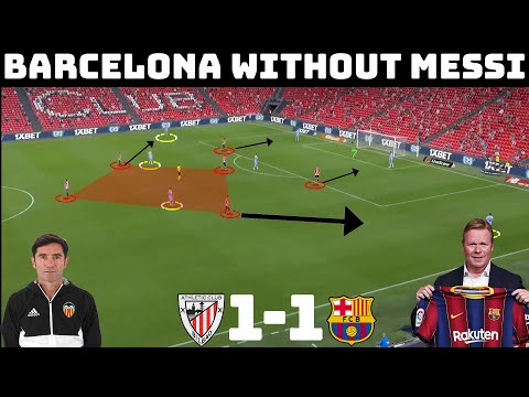 Tactical Analysis : Athletic Club 1 - 1 Barcelona | Barca Tactics In The Post Messi Era |