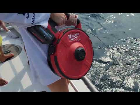 Top secret testing of the new Milwaukee Angler Fish Catcher 3000.