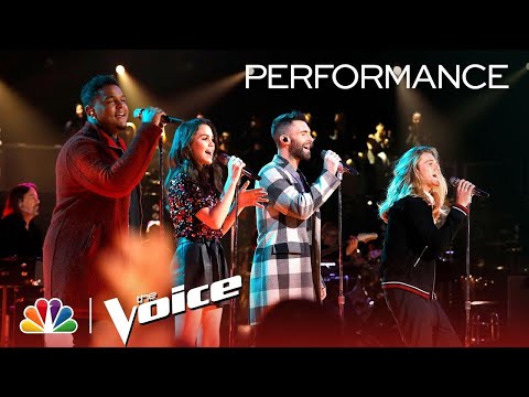 Adam Levine & Team Adam Sing "Rhiannon" - The Voice 2018 Live Top 13