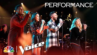 Adam Levine &amp; Team Adam Sing &quot;Rhiannon&quot; - The Voice 2018 Live Top 13