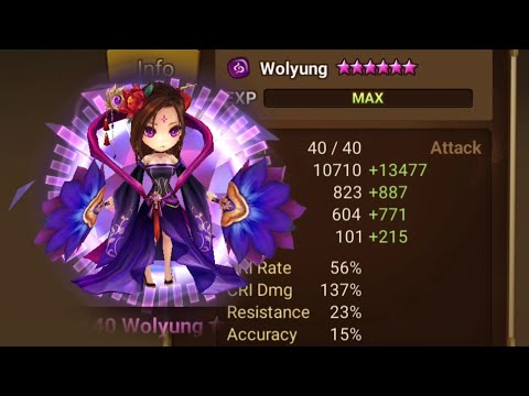 Wolyung - Rune Top Speed +215 in Summoners War