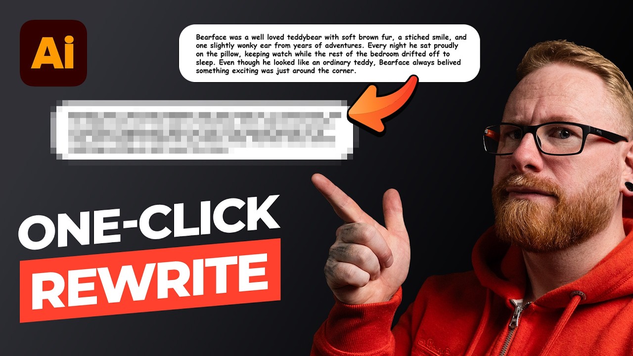 Illustrator can now rewrite and translate your text