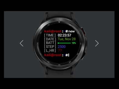 Terminal KaliLinux Watch face
