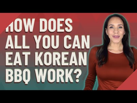 How does all you can eat Korean BBQ work?