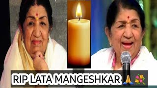 Lata Mangeshkar status|Rip lata mangeshkar|lata mangeshkar sad Status|Lata Mangeshkar news