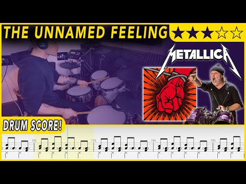 The Unnamed Feeling - Metallica | DRUM SCORE Sheet Music | #635 DRUMSCRIBE