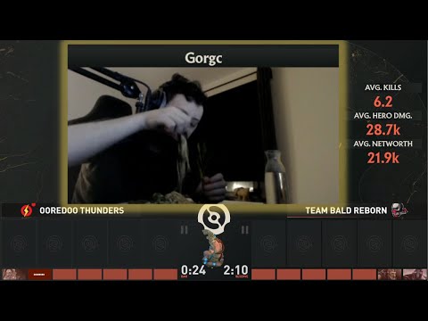 TB.Gorgc eating PASTA while drafting vs Ooredoo Thunders 😂