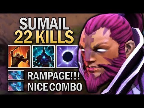 EG.Sumail Anti-Mage with 22 KILLS TI9 Meta