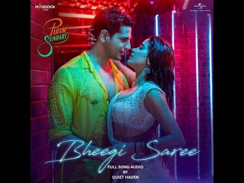 Bheegi Saree - Param Sundari | Sidharth, Janhvi | Sachin-Jigar| Adnan Sami| Shreya Ghoshal| Amitabh