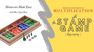 Math and Multiplication with the Montessori Stamp Game
