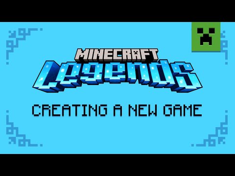 Minecraft Legends: Creating a New Game