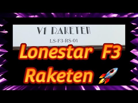 Lonestar V1 - F3 Rockets 🚀 All 6 rockets with beautiful effects