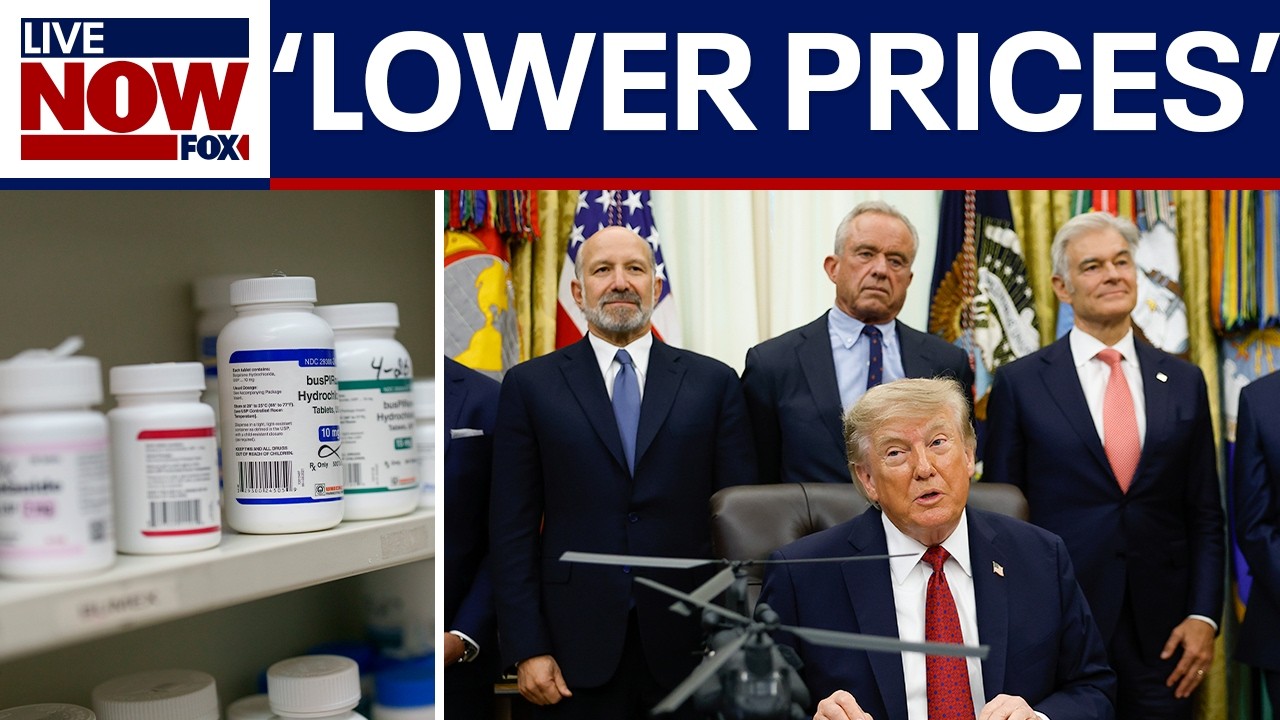 Trump vows to lower drug prices, update on Iran