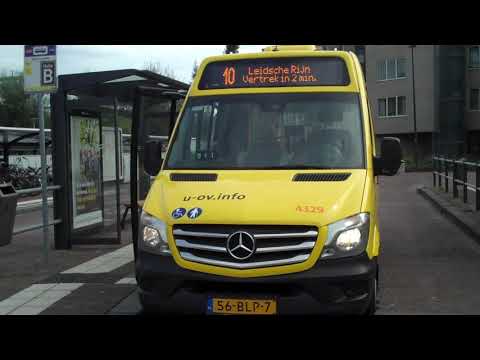 Lijn 10 van Lunetten station naar Leidsche Rijn station via Papendorp. Qbuzz U-OV. September 2020
