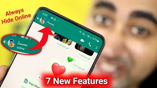 7 Amazing WhatsApp New Features - Tips And Tricks 🔥| Hide Online Status Feature On WhatsApp | EFA
