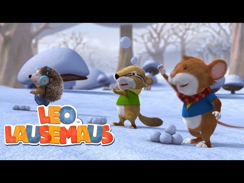 Schneespaß im Kindergarten - Leo Lausemaus