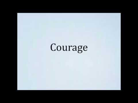 How to pronounce Courage