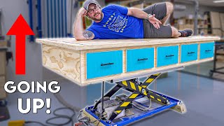 This Lift Top Workbench is a GAME CHANGER for Woodworking