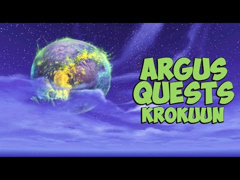World of Warcraft Legion Argus starting quest chain (Alliance)