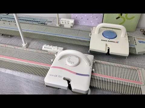 LK150 vs KX350 knitting machines!