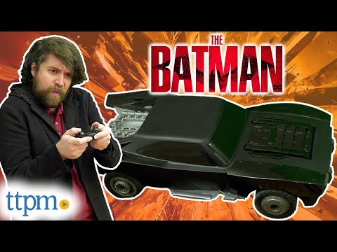 Radijo bangomis valdoma mašina BATMAN 1:15, Batmobile Turbo Boost, 6061300 video