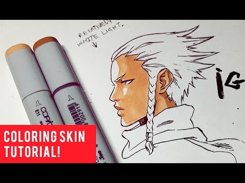 How To Color Skin with COPIC Markers Easily