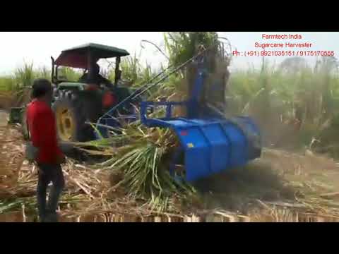 2 rows sugarcane planter