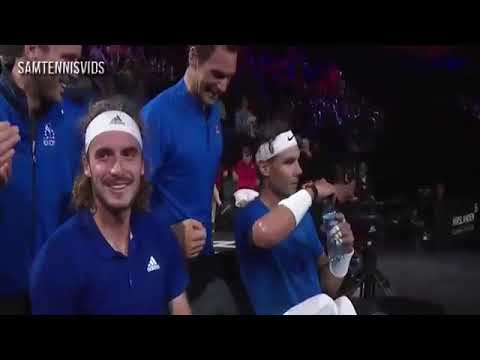 Nadal Tsitsipas vs Kyrgios Sock   Laver Cup 2019