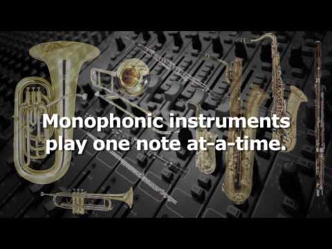 Monophonic and Polyphonic